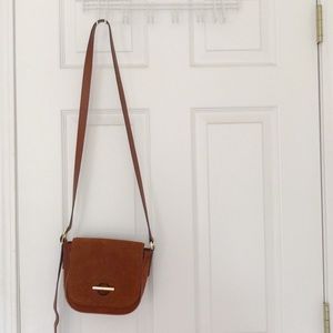 Banana Republic suede crossbody purse